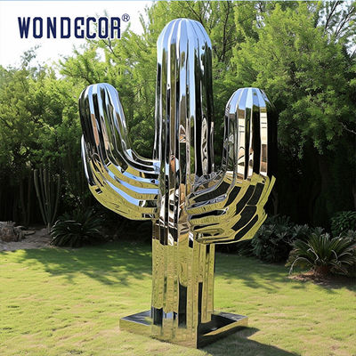 Outdoor Stainless Steel Sculpture Park Square Garden