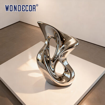 Outdoor Large-Scale Metal Art Abstract Stainless Steel Sculpture