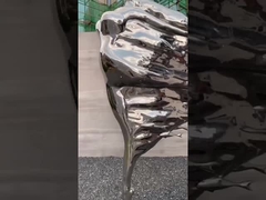 La escultura de acero inoxidable del metal de la escultura de las mujeres forjadas jardín al aire libre del extracto