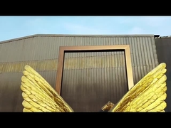 Escultura de acero inoxidable